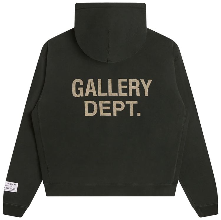Gallery Dept 90s GD Logo Hoodie Vintage Black