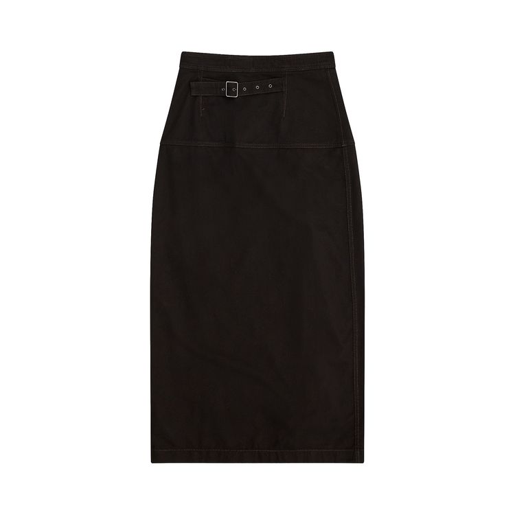 Lemaire Skirt With Slit Black