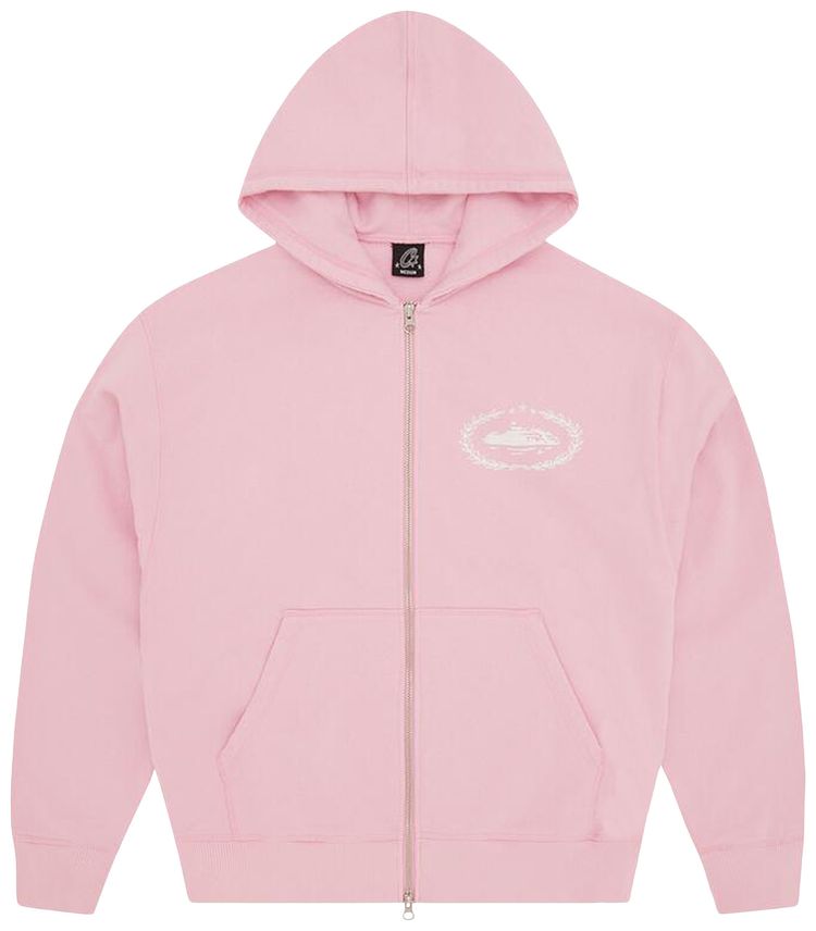 Corteiz Superior Royale Zip Hoodie Pink