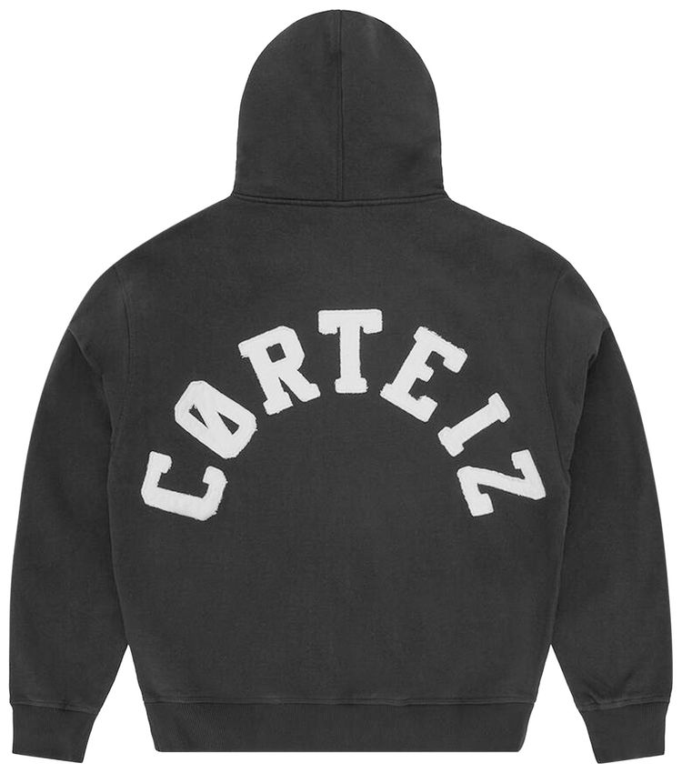 Corteiz Colly Arch Zip Hoodie Black