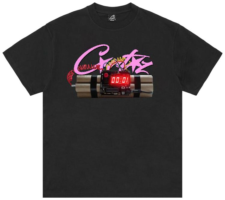 Corteiz No Time 4 Luv Tee Black
