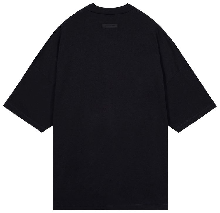 Fear of God Essentials V Neck Tee Jet Black