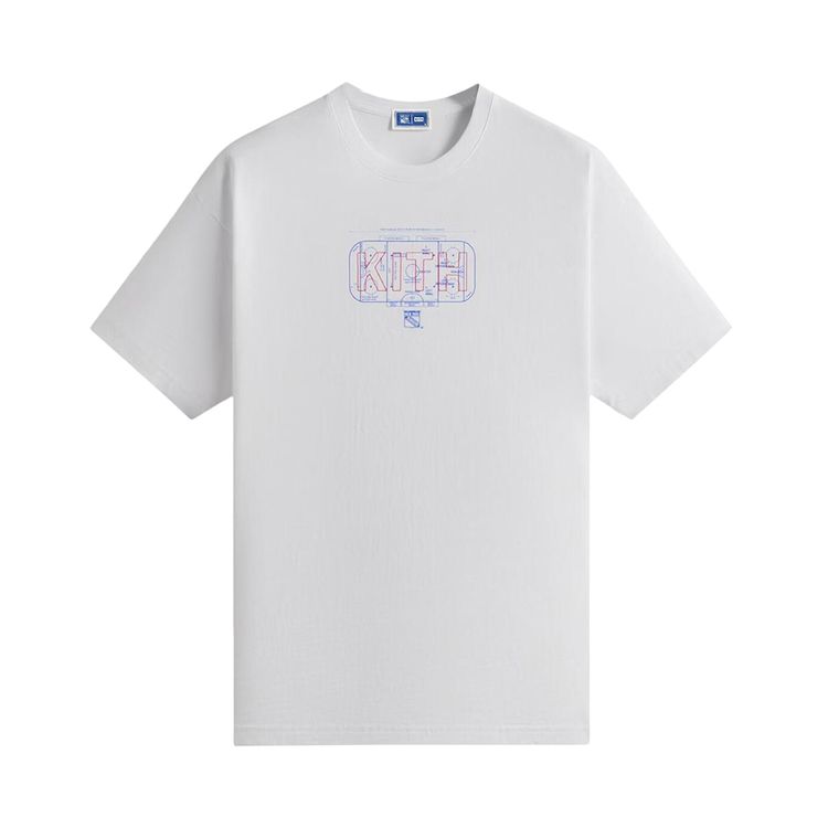 Kith x New York Rangers Rink Vintage Tee White