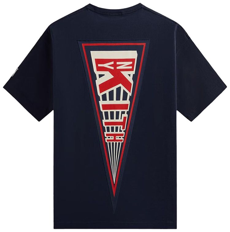 Kith for the New York Rangers Pennant Vintage Tee Nocturnal