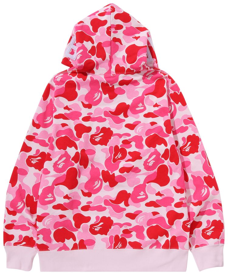 BAPE ABC Camo Pullover Hoodie Pink