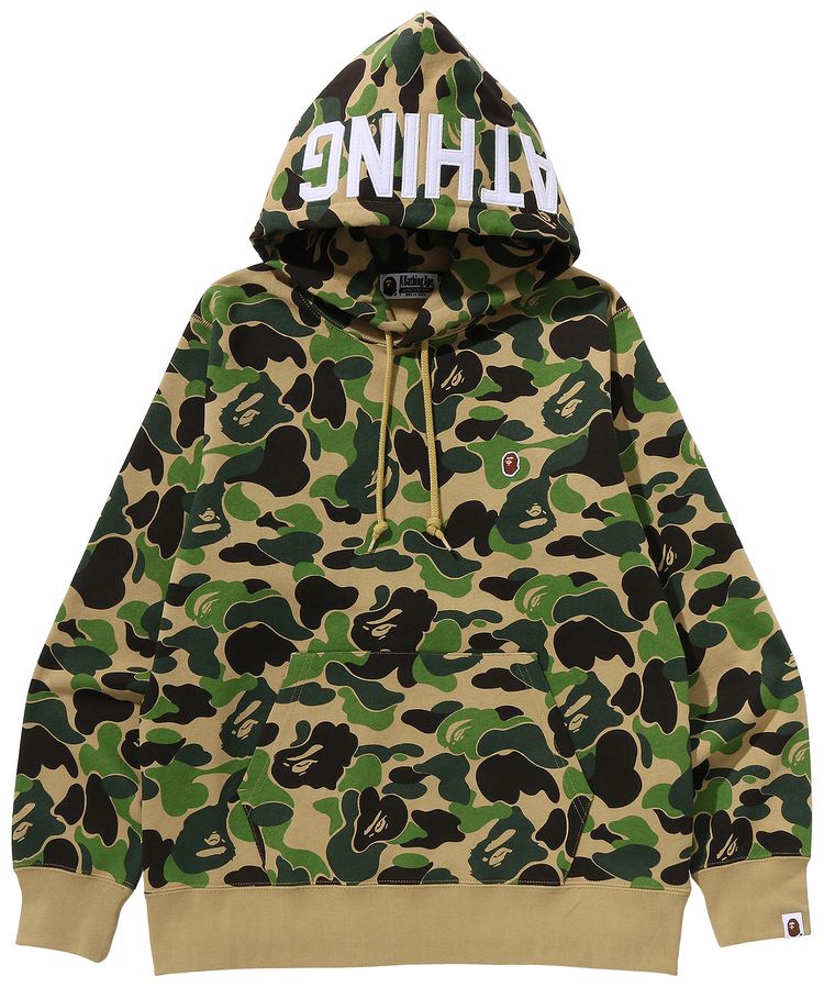 BAPE ABC Camo Pullover Hoodie Green