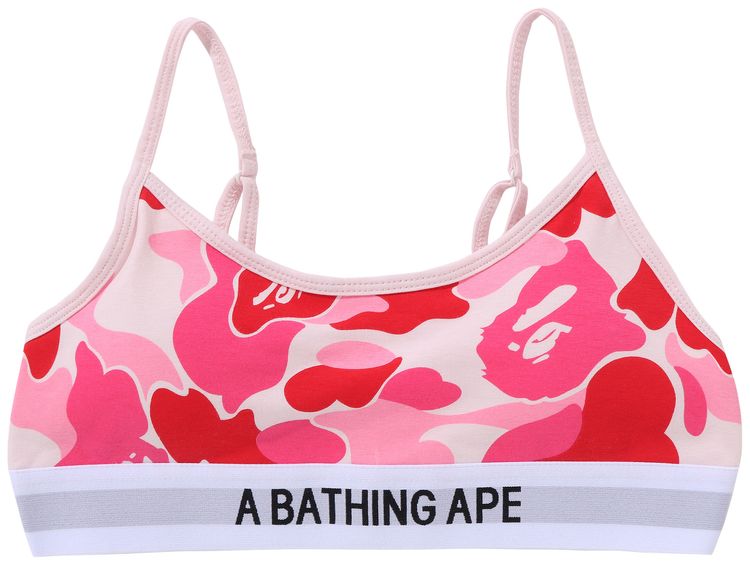 BAPE ABC Camo Sport Bra Pink