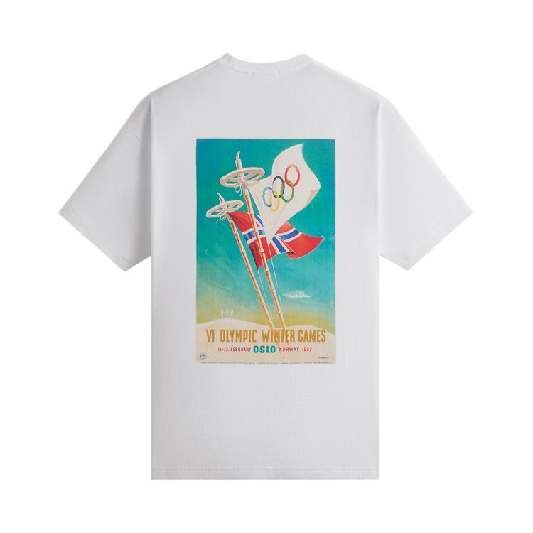 Kith For Olympics Heritage Oslo 1952 Vintage Tee White