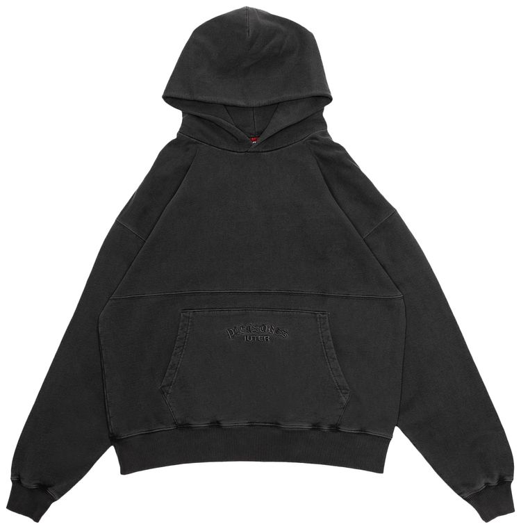 Pleasures Marco Hoodie Charcoal