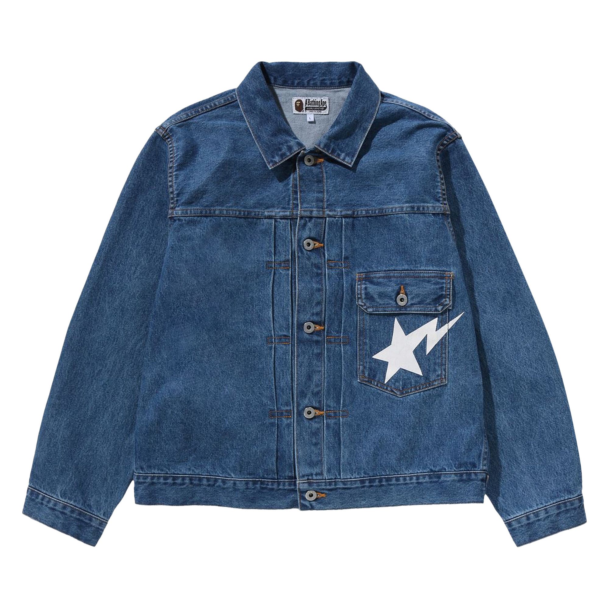 Buy BAPE Sta Denim Jacket 'Indigo' - 1K20 140 015 INDIGO | GOAT