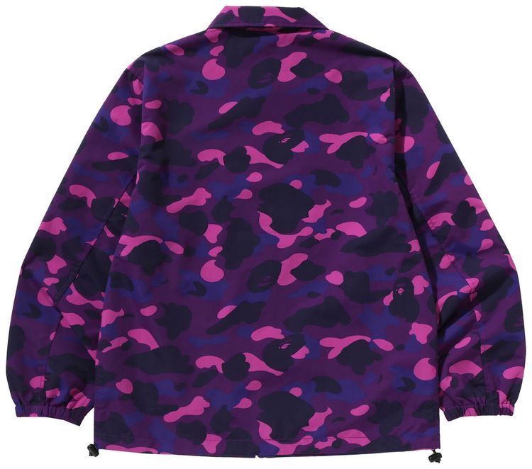 BAPE Color Camo One Point Coach Jacket Purple