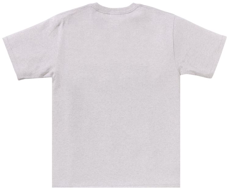 BAPE Color Camo WGM Ape Head Overlap Tee Grey