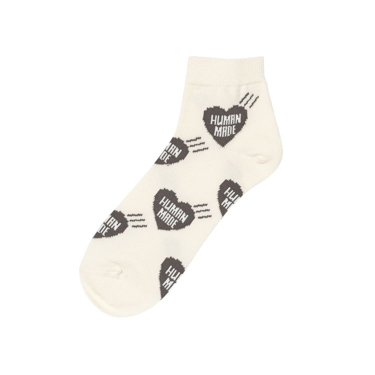 Human Made Heart Short Socks Grey
