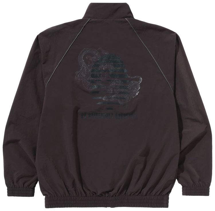 BAPE Tiger And Dragon Track Jacket Charcoal