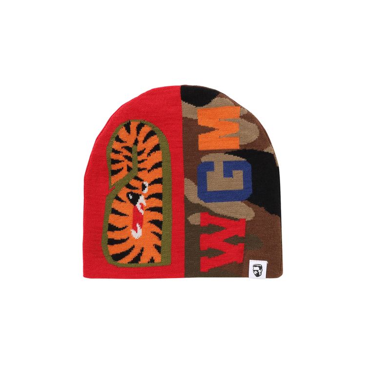 BAPE 1st Shark Knit Cap Red