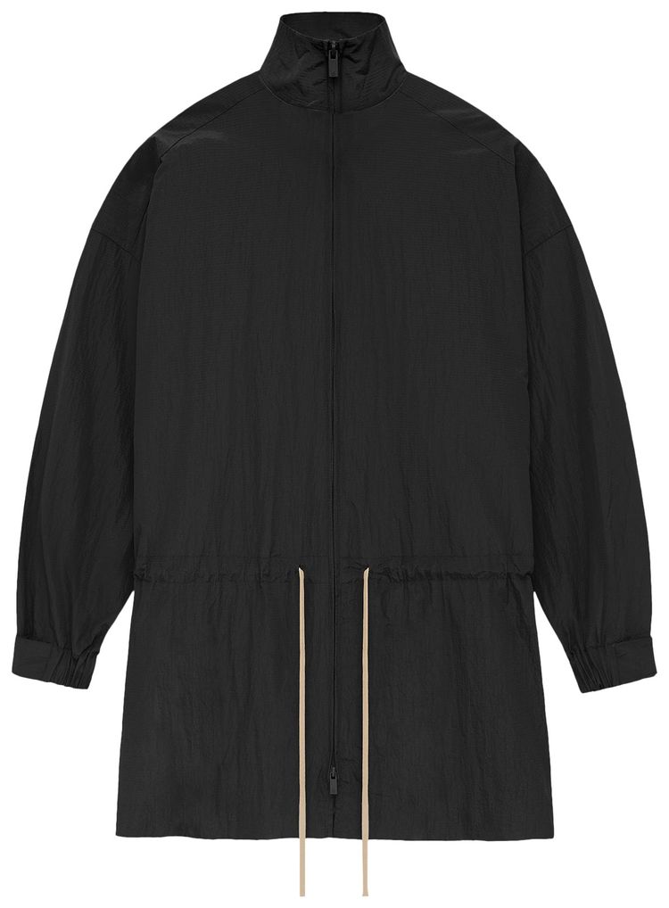 Fear of God Essentials Ripstop Mockneck Anorak Black