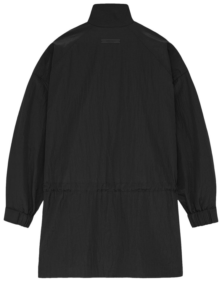 Fear of God Essentials Ripstop Mockneck Anorak Black