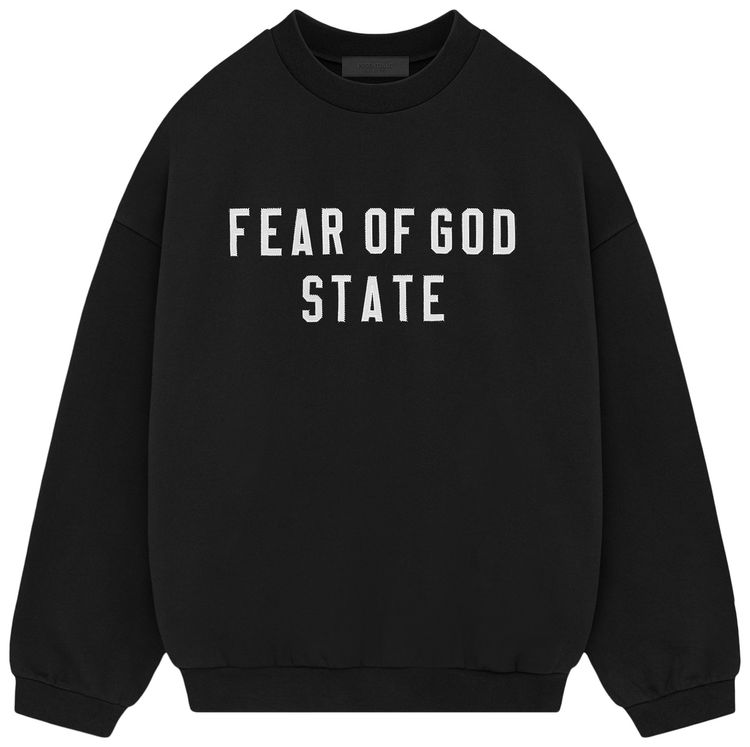 Fear of God Essentials Heavy Fleece Crewneck Black