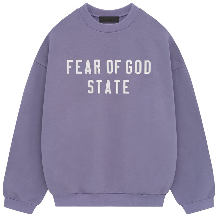 Fear of God Essentials Heavy Fleece Crewneck Lavender