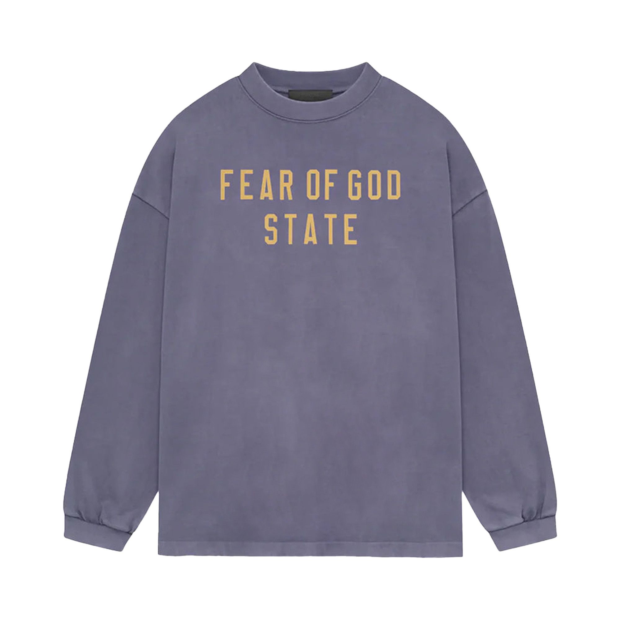 Buy Fear of God Essentials Heavy Long-Sleeve Tee 'Lavender