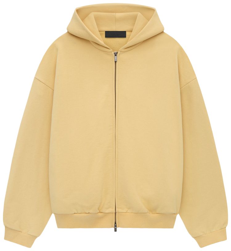 Fear of God Essentials Heavy Fleece Full Zip Hoodie Amber