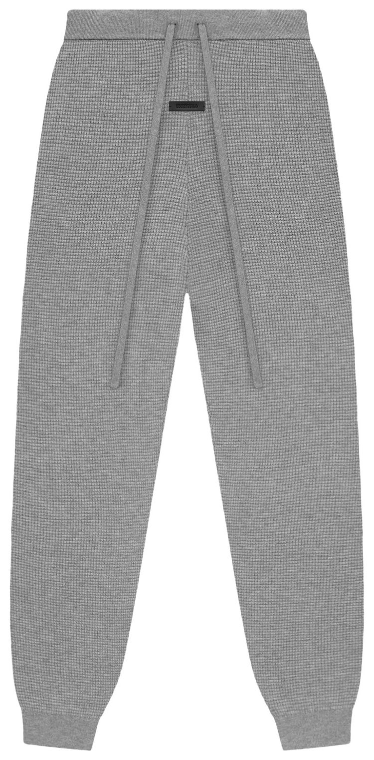 Fear of God Essentials Waffle Fitted Sweatpant Dark Heather
