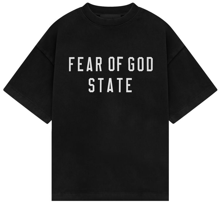 Fear of God Essentials Kids Heavy Crewneck Tee Black