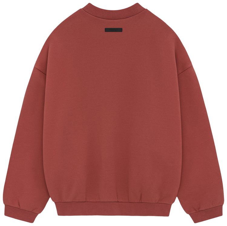 Fear of God Essentials Heavy Fleece Crewneck Crimson