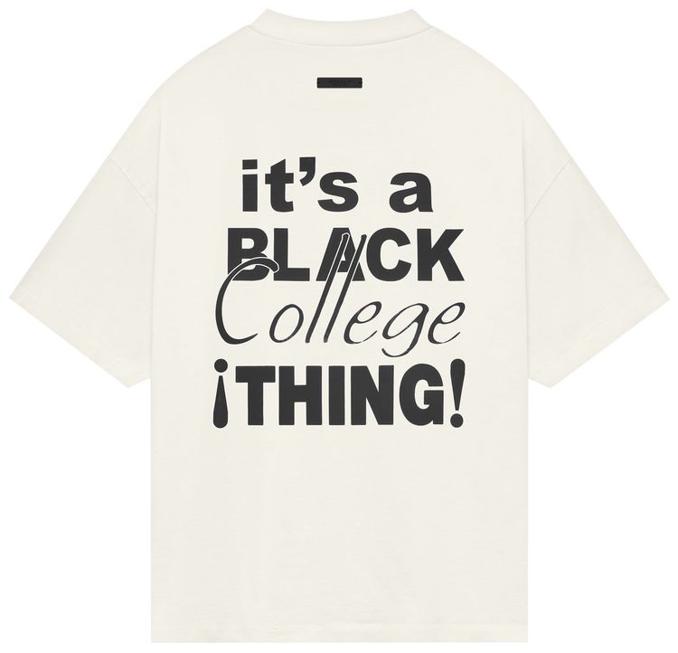 Fear of God Essentials Its A Black College Thing Tee Shell