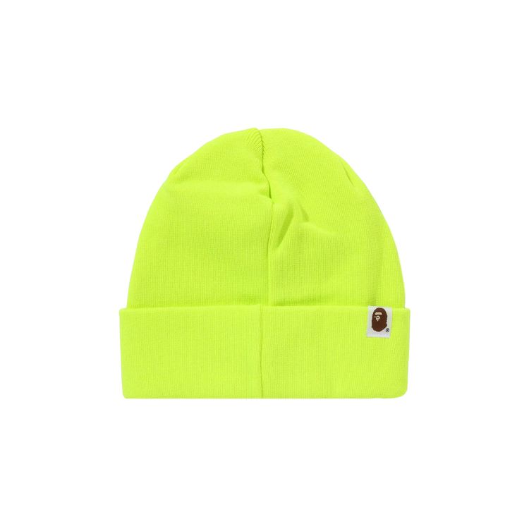 BAPE One Point Ape Head Knit Cap Yellow