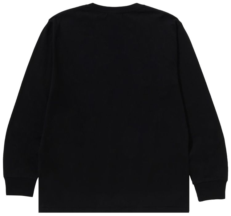 BAPE College Long Sleeve Tee Black