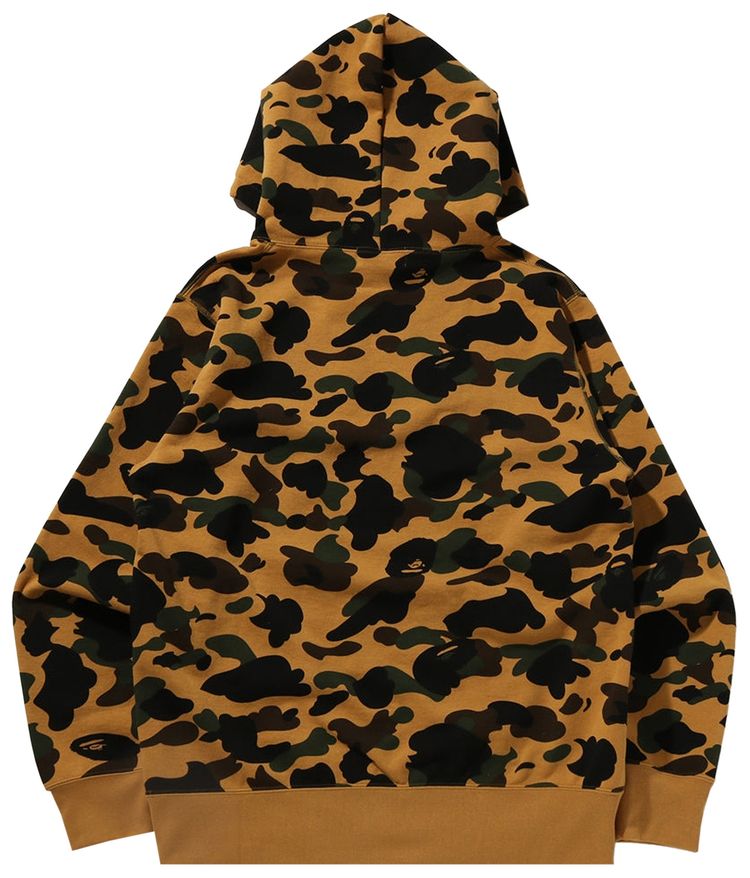 BAPE 1st Camo Pullover Hoodie Yellow