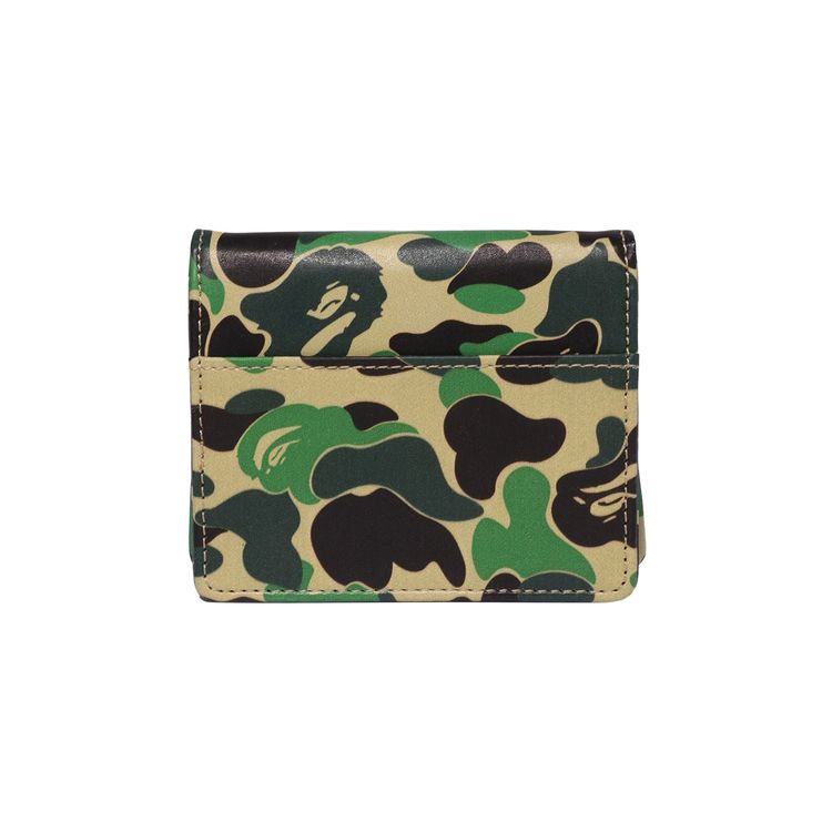 BAPE ABC Camo Coin Case Green