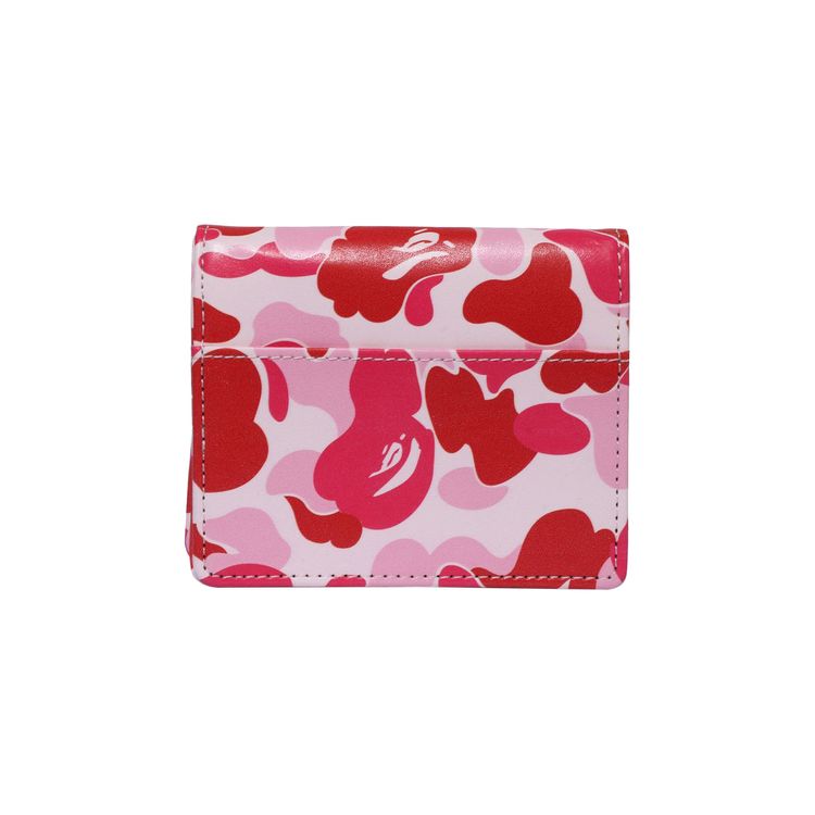 BAPE ABC Camo Coin Case Pink