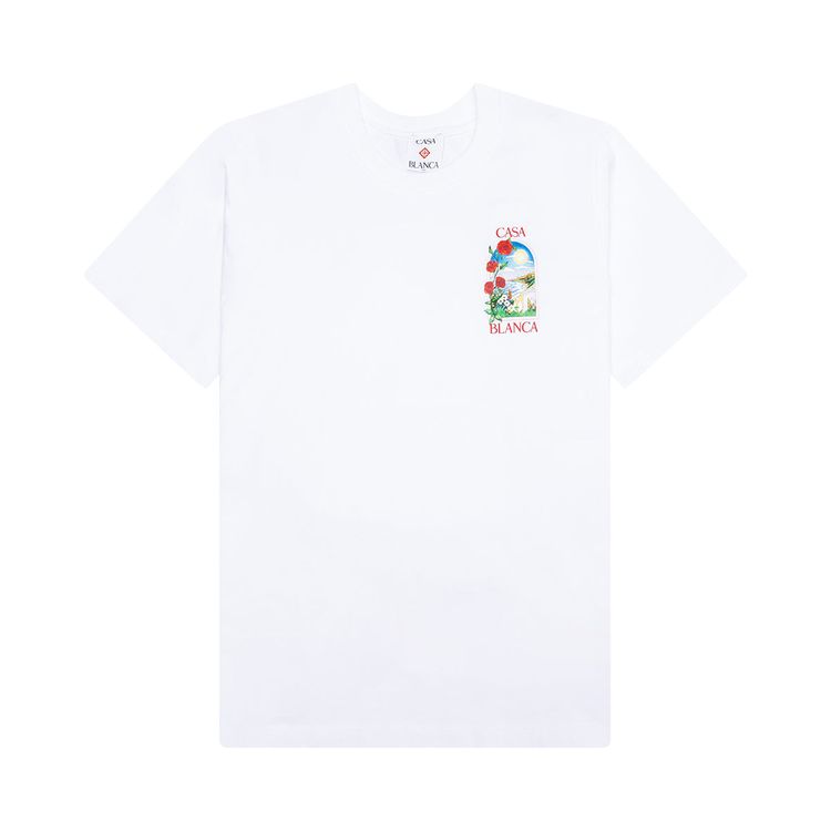 Casablanca La Days Printed T Shirt White