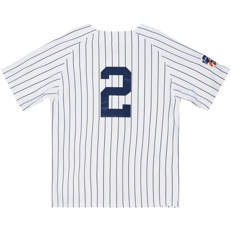 Mitchell  Ness MLB Authentic New York Yankees 1997 Derek Jeter Home Jersey WhiteNavy