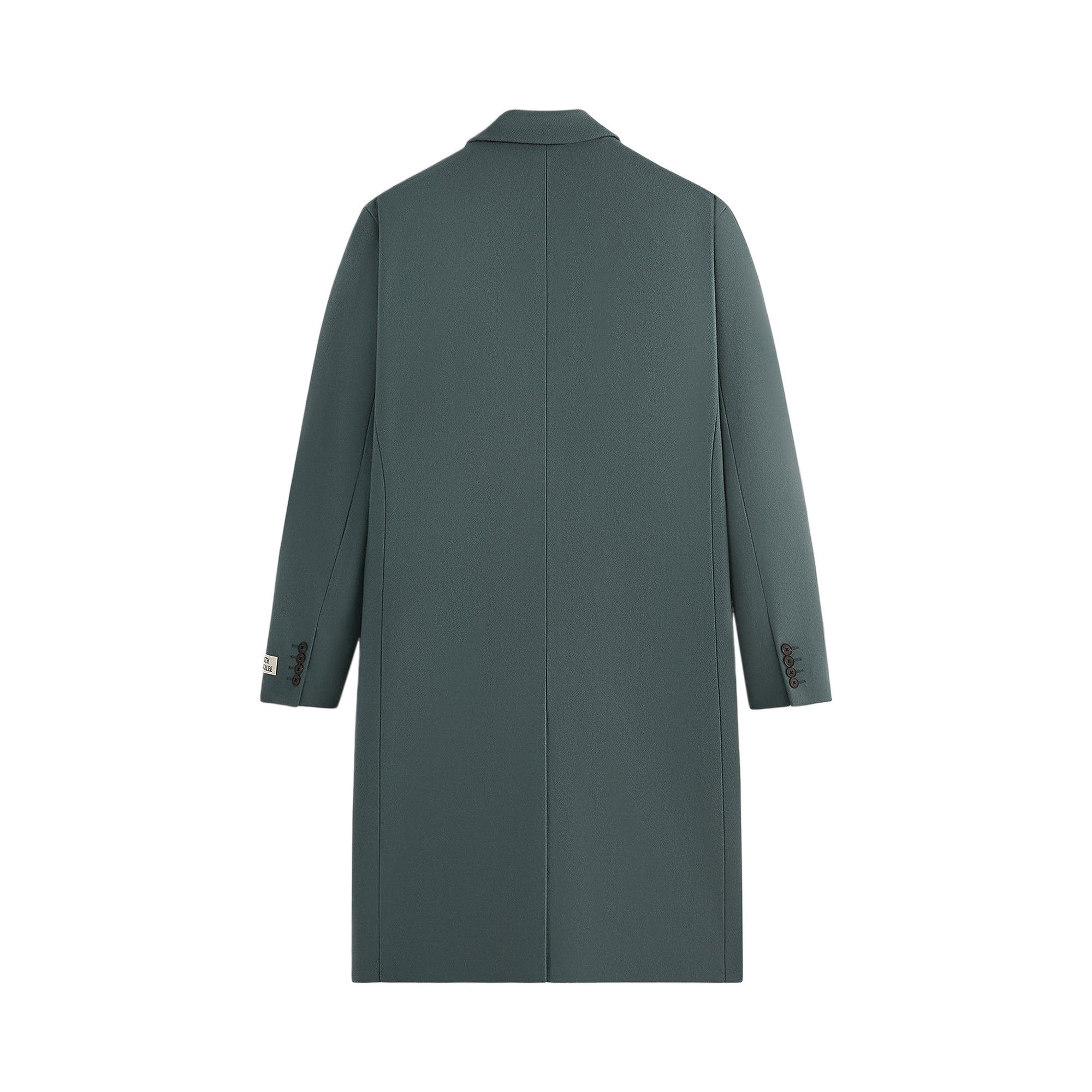 Buy Kith 101 For Auralee Melton Chesterfield Coat 'Balsam