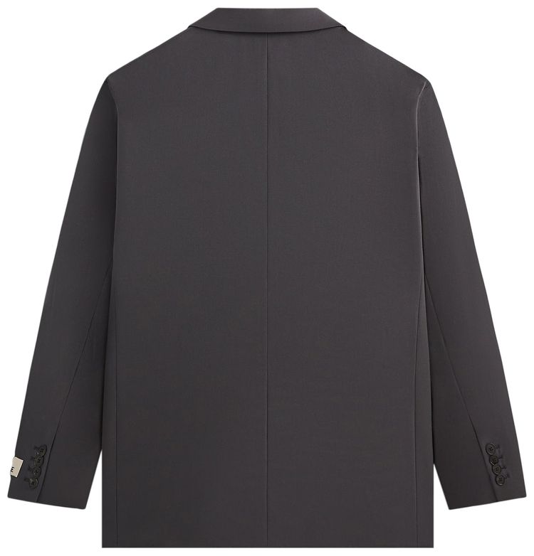 Kith 101 For Auralee Light Wool Max Gabardine Jacket Grey Pinstripe