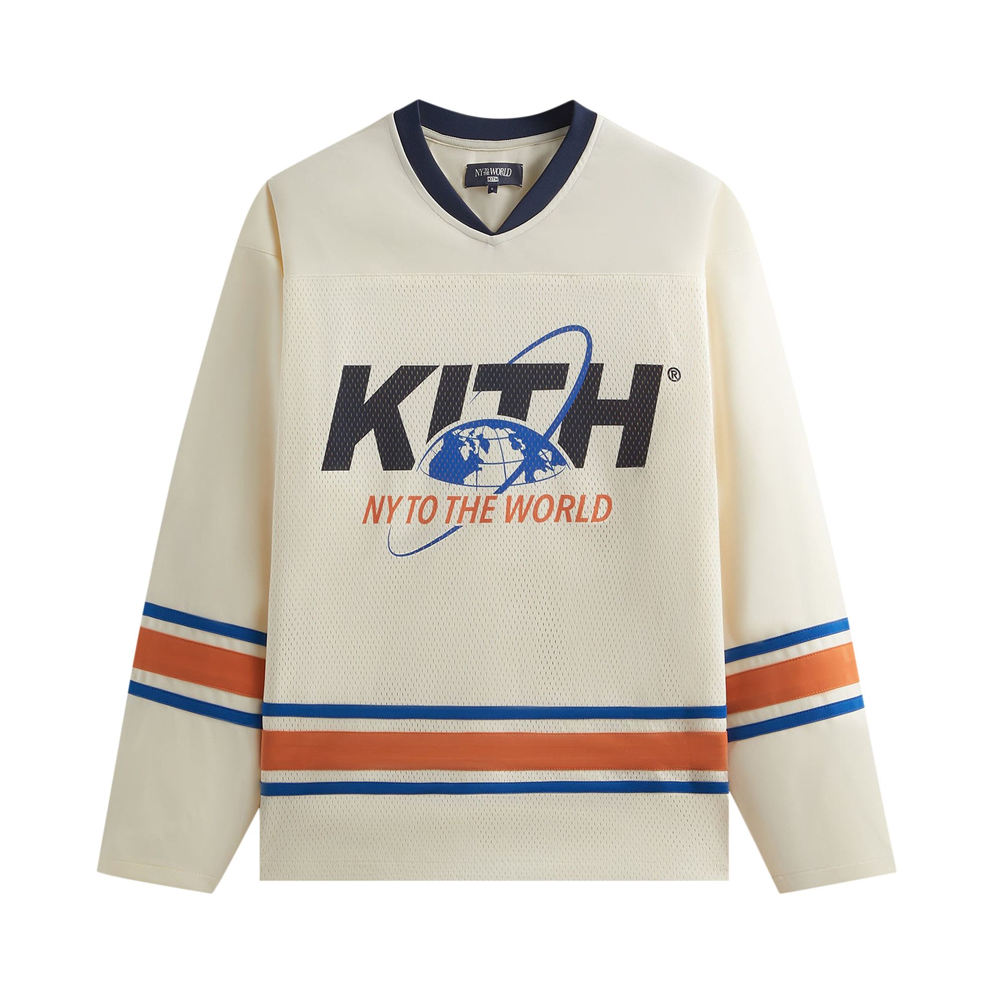 送料関税込み KITH NYC×Armani Open Weave Malik JerseyTシャツ 🔥NEW🔥KITH NY to the World Big Apple Malik Mesh Jersey|2024