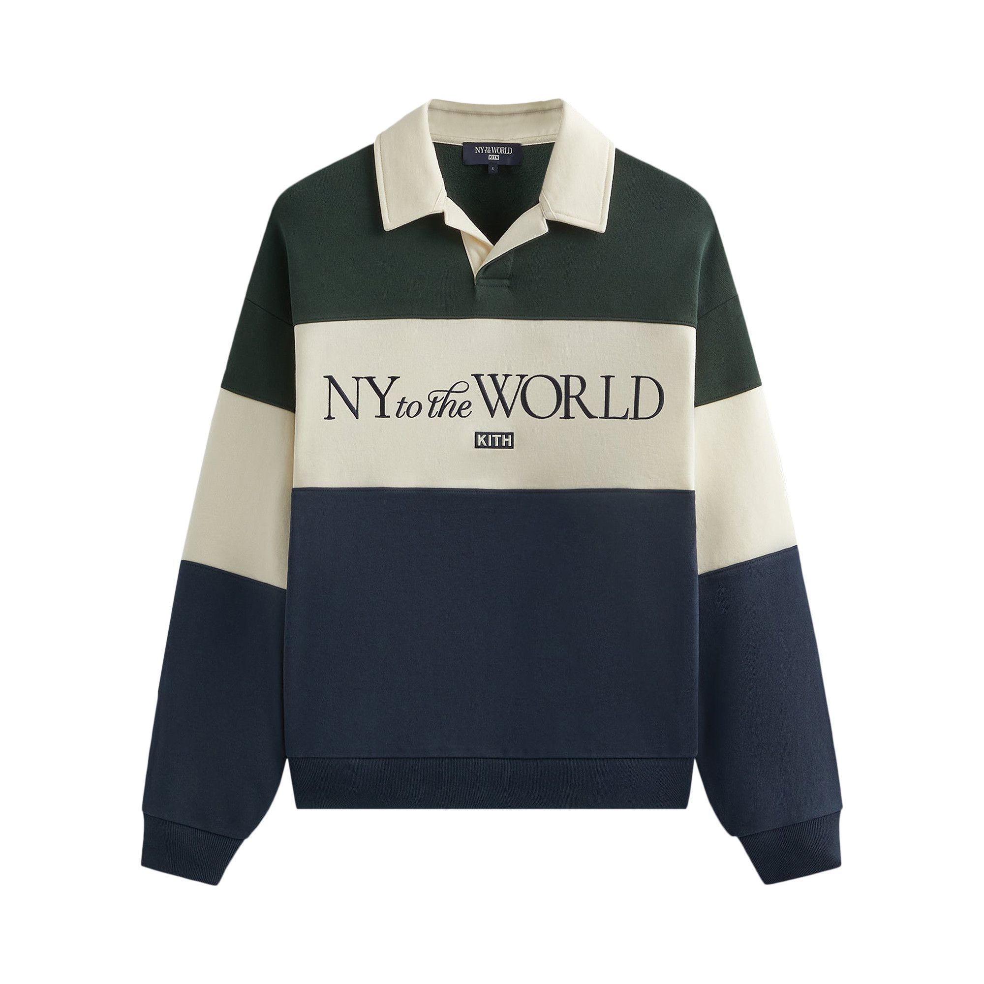 Buy Kith NY to the World Nelson Collared Pullover 'Stadium