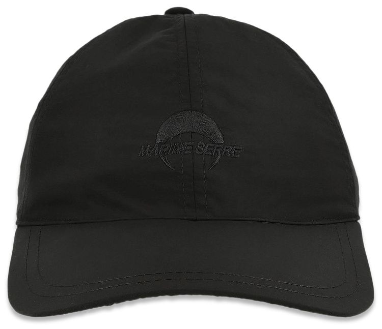 Marine Serre Recycled Nylon Baseball Cap Black