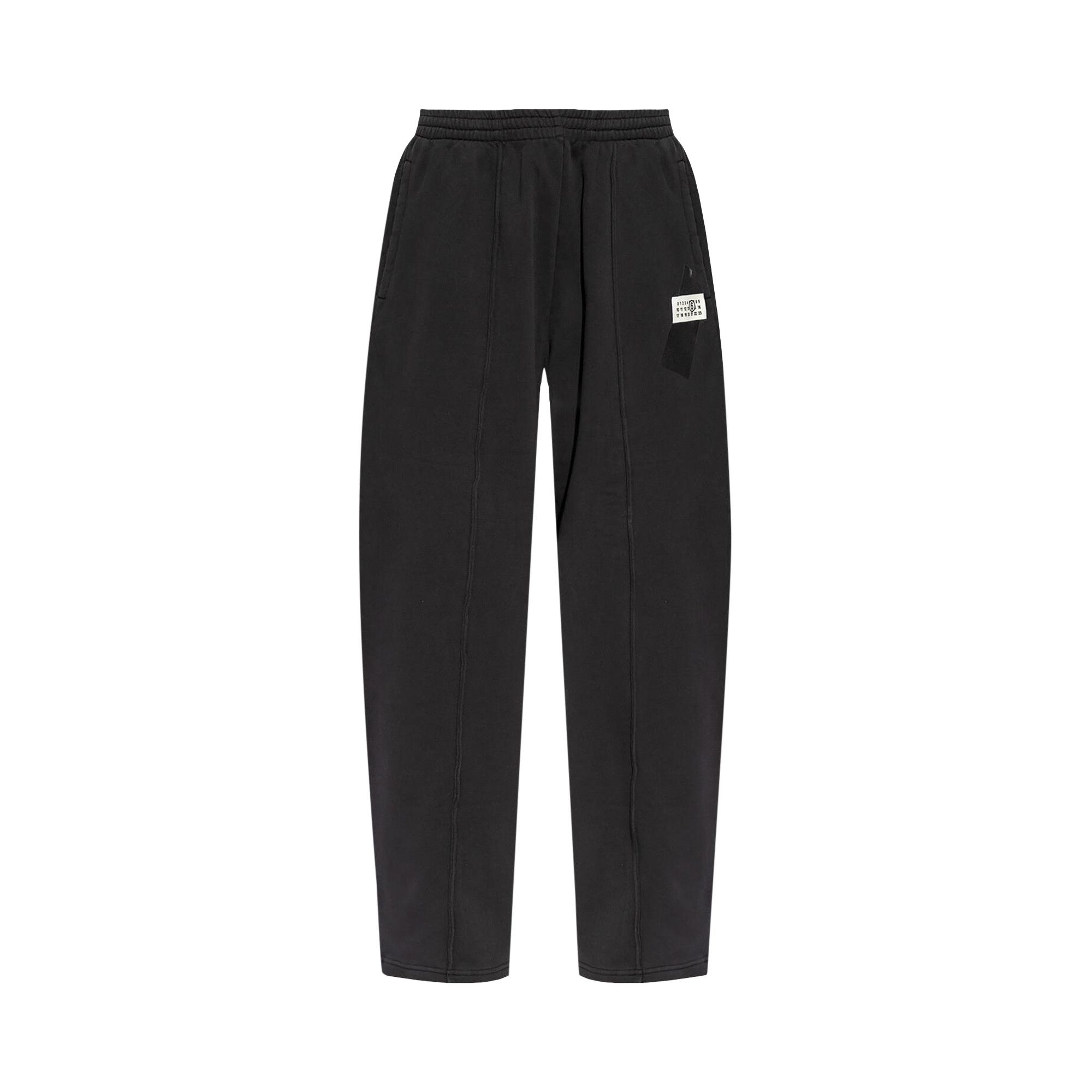 Buy MM6 Maison Margiela Baggy Pants 'Washed Black