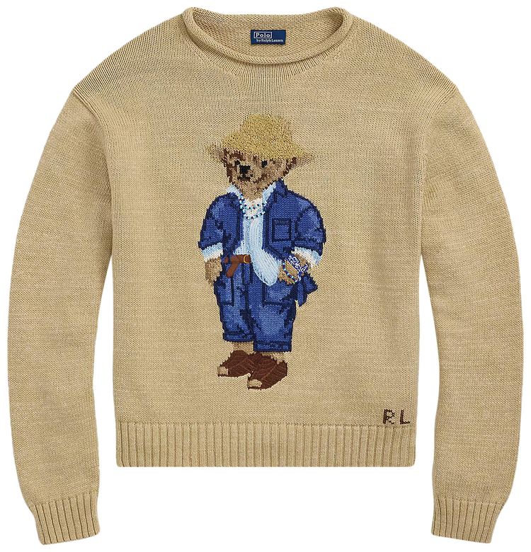 Polo Ralph Lauren Long Sleeve Pullover TanMulticolor
