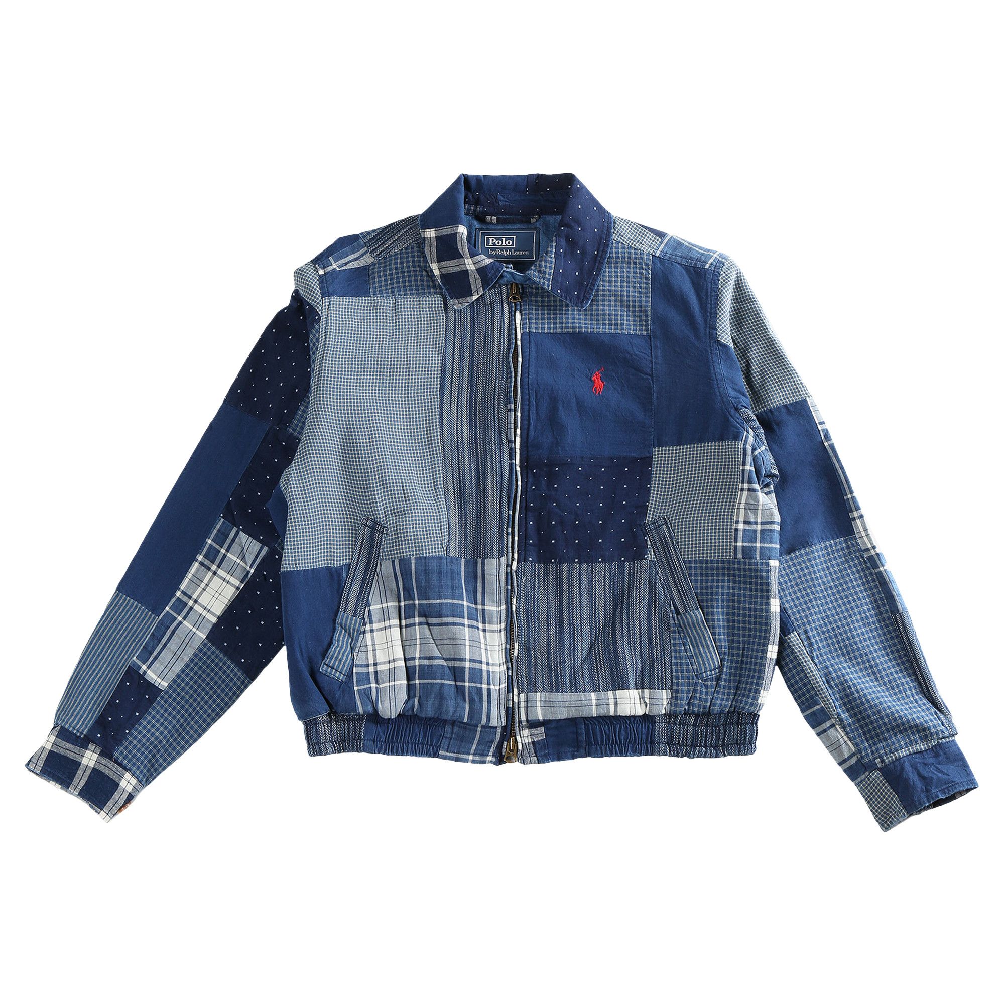 Buy Polo Ralph Lauren Patchwork Unlined Windbreaker Coat 'Indigo