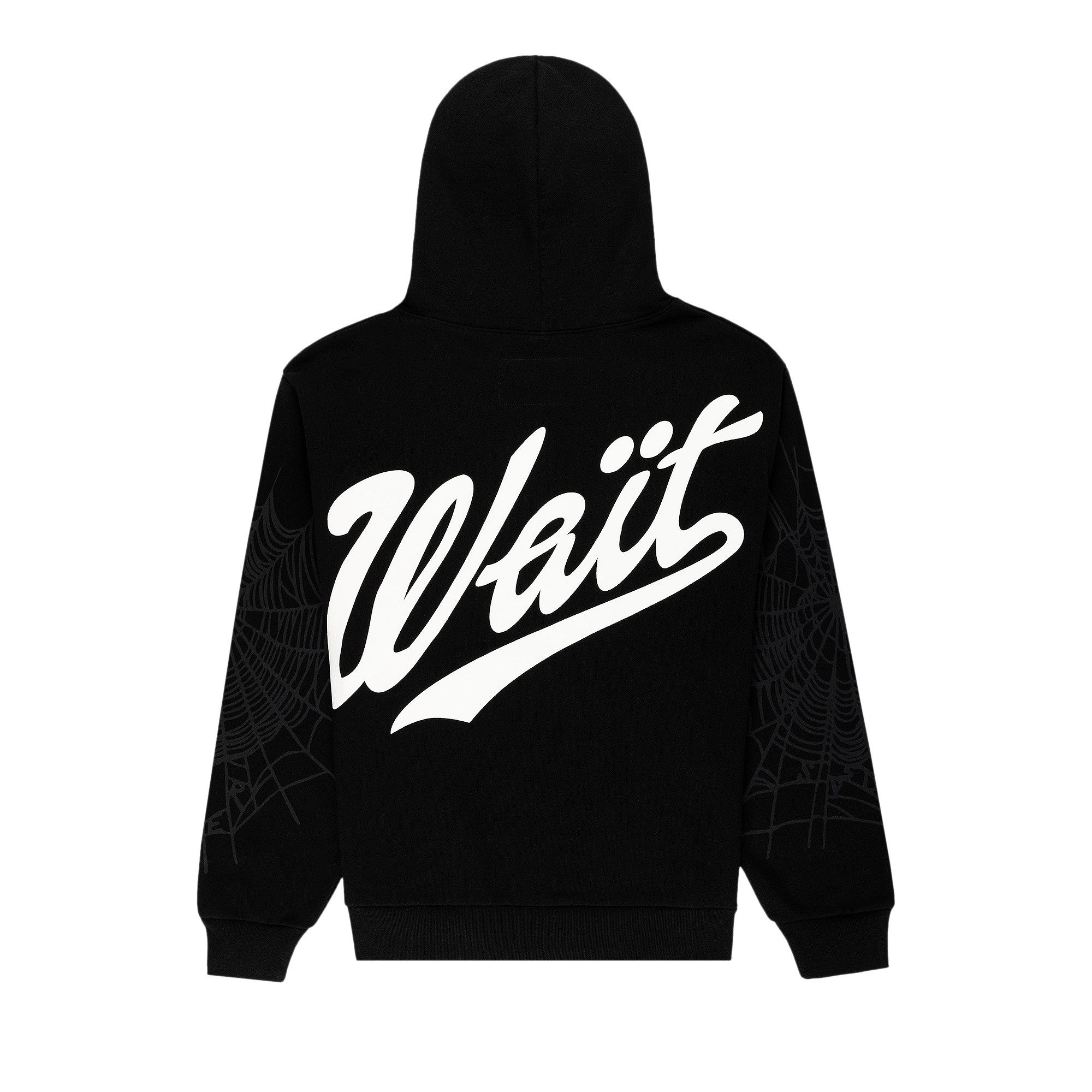 Buy Sp5der Stadium Hoodie 'Black' - ST017SS25BLK | GOAT