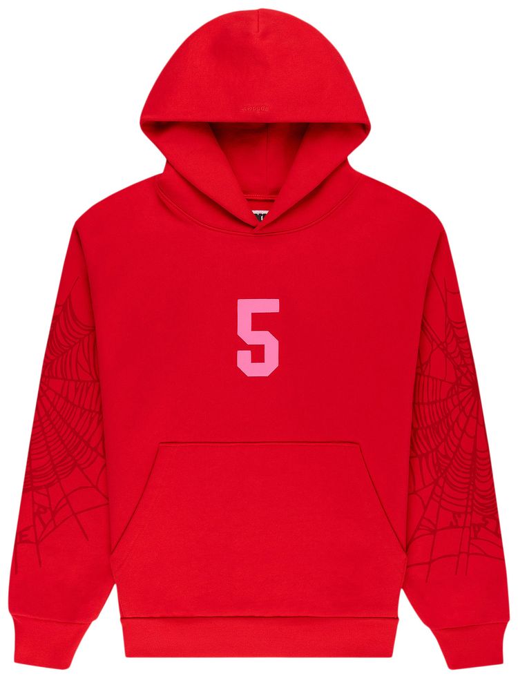 Sp5der Stadium Hoodie Red