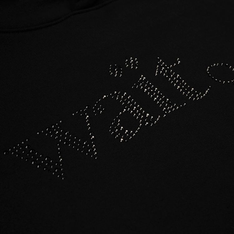 Sp5der Wait Stone Hoodie Black