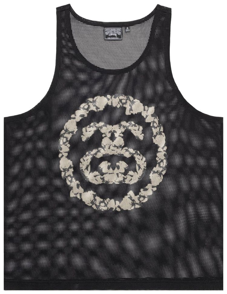 Stussy x Denim Tears Mesh Tank Black