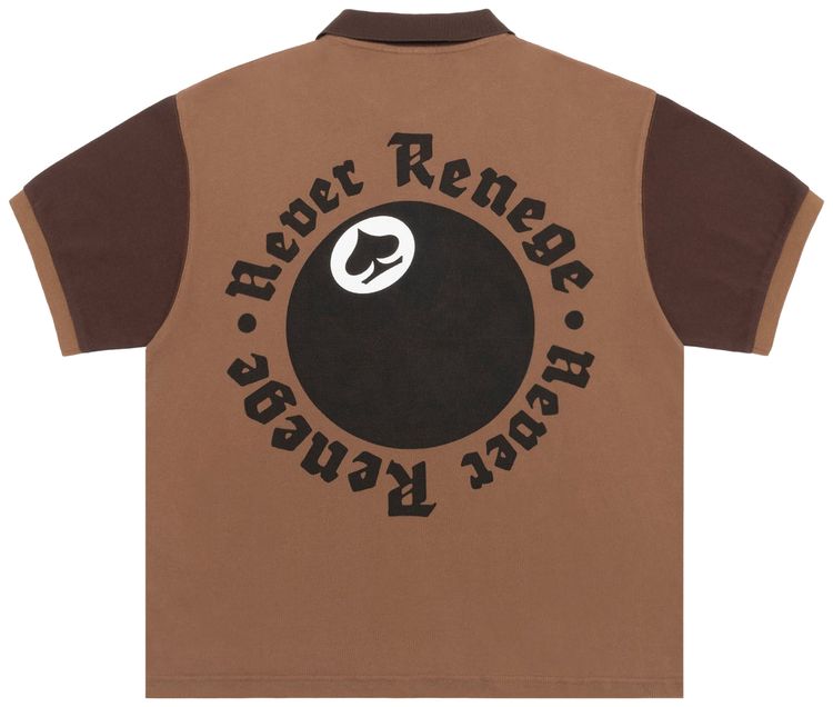 Stussy x Denim Tears Pique Polo Brown