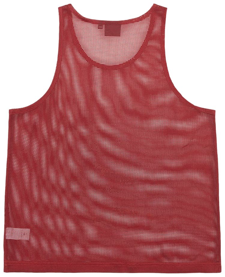 Stussy x Denim Tears Mesh Tank Cardinal